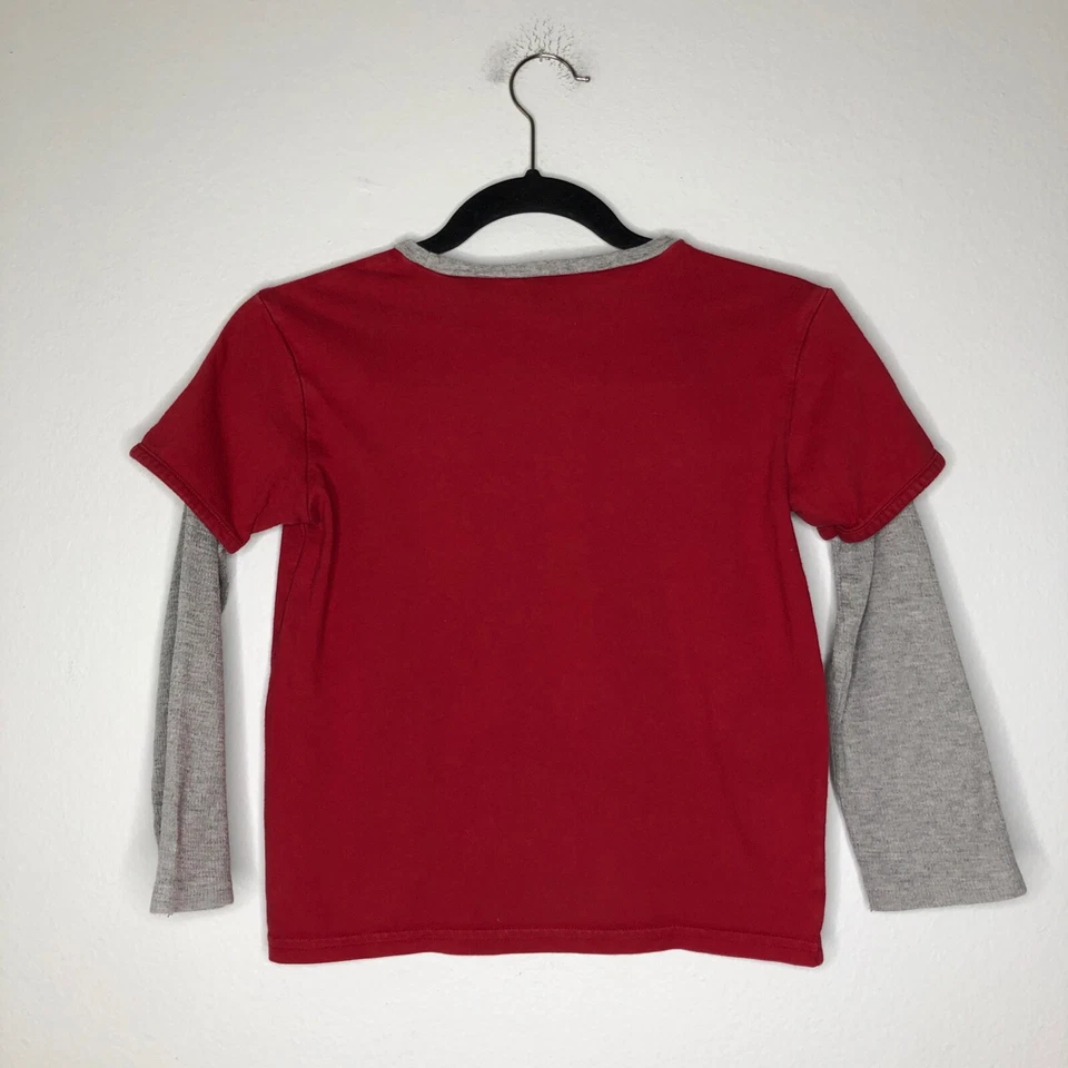 Naartjie Kids длинным рукавом хлопок футболка "Mountain-Snow-Lakes" размер 8 - Изображение 2 из 4