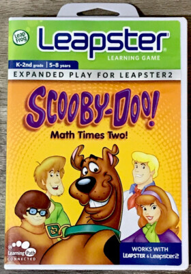 Leapfrog Leapster &2 MATH Learning Game: Scooby Doo Math Times Two K-2nd 5-8year