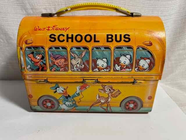 Walt Disney School Bus Lunch box nice condition | eBay