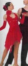 Latin Dance Costume Ballroom Dress Lyrical Artstone Give Me That Look