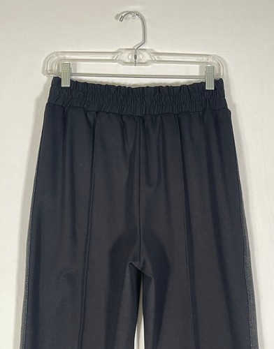 Pantalones deportivos Spiritual Gangster para mujer talla mediana pierna interior cremallera negros - Imagen 8 de 16