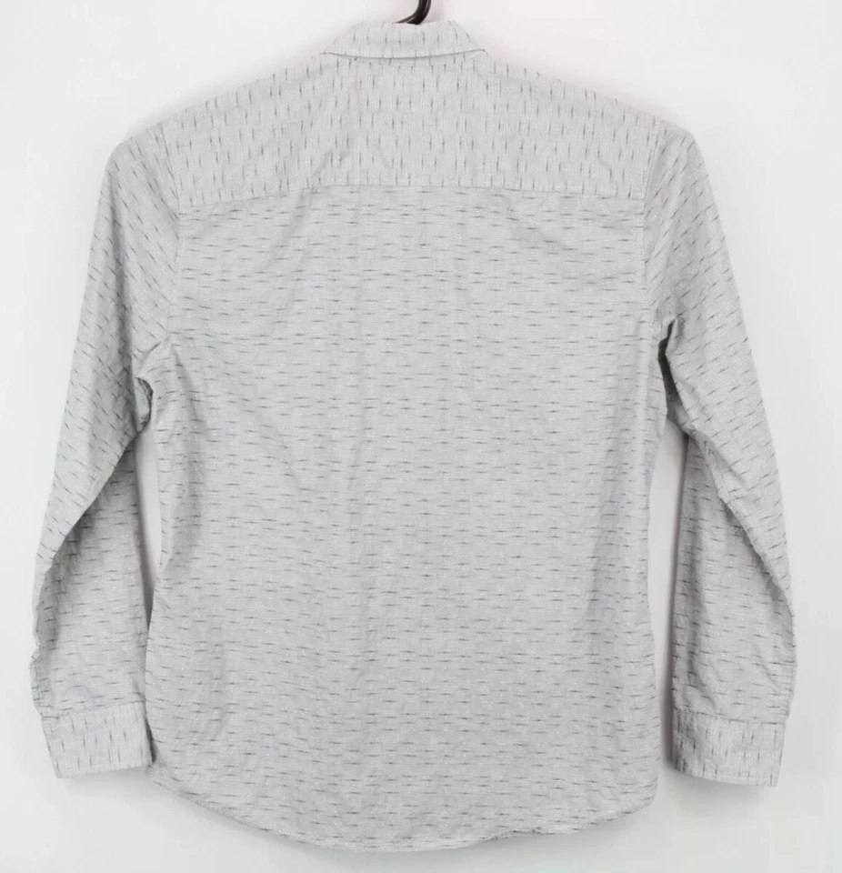 Camisa Michael Brandon Para Hombres Abotonada LS Calce Ajustado Grande Multicolor Rayas Usada en Excelente Condición Foto 2 de 4