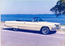 1964 Chevrolet Impala Convertible (By The Bay) POSTER 24 X 36 INCH SWEET!