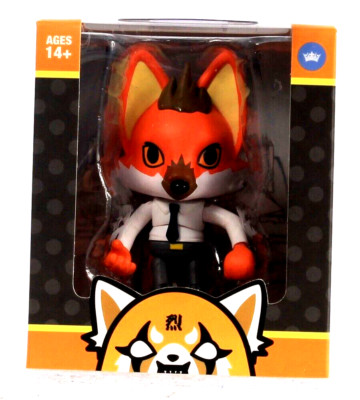 The Loyal Subjects Aggretusuko Ookami 2/12 With Cell Phone Figure Age 14 & Up