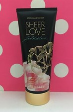 1 Victoria's Secret SHEER LOVE FORBIDDEN Dark Violet Hand Body Cream NEW