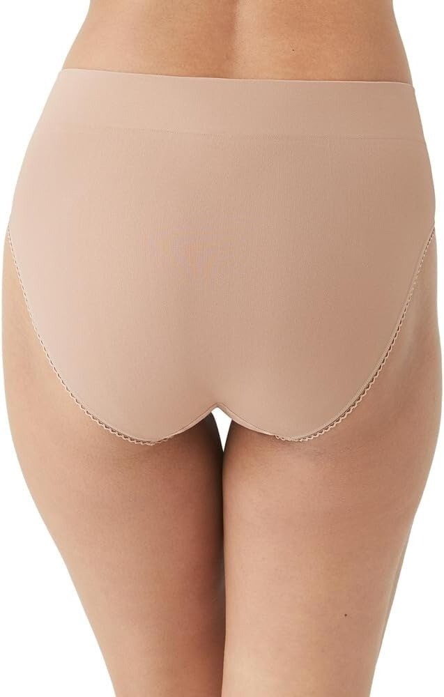Wacoal 871332 Womens Flexible Seamless Hi Cut Panty Briefs Size M