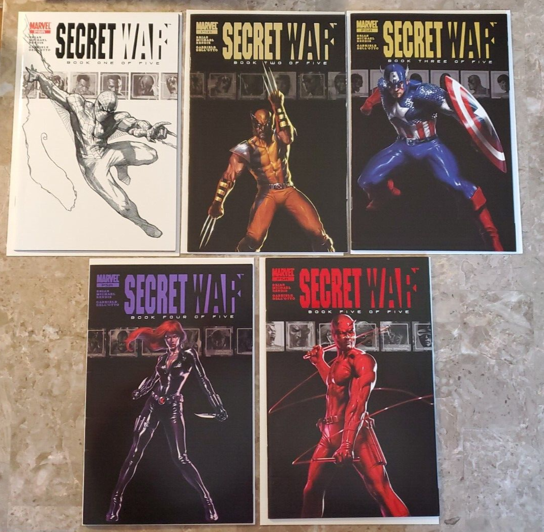 SECRET WARS 関連20冊セット 英語版 SECRET WAR 1-5 - 2004 MARVEL COMIC - COMPLETE SET - BENDIS/DELL