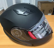 New Size Medium,  Woljay DOT Motorcycle Full Face Helmet, Flip Up, Visor Helmet