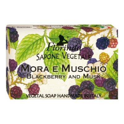 Florinda Fruits Blackberry and Musk Vegetal Soap Bar 50g 1.76oz