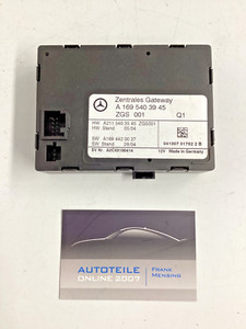 Mercedes Benz A Klasse W169 Steuergerät Zentrales Gateway ZGS A1695403945