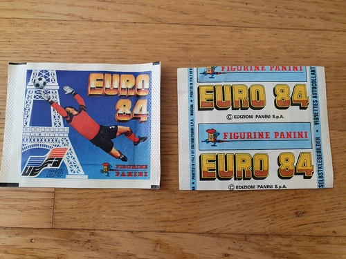 Panini EM EC France 1984 Euro 84, 1 confezione/bustina/bustina, rara, buone condizioni/buona Z.