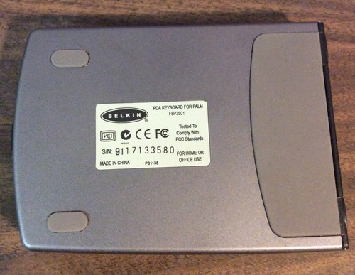 BELKIN PDA MAI USATO PER TASTIERA PIEGHEVOLE PALM F8P3501 - Foto 6 di 6