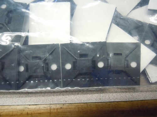 Panduit Cable Tie Mount - Black - 500 Pack - Nylon 6.6 ABM112-AT-D0 - Picture 3 of 3