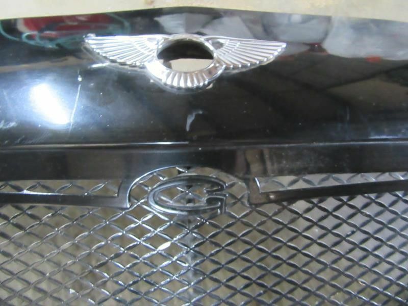 03-08 Bentley Continental GT Hood Mounted Grille Black