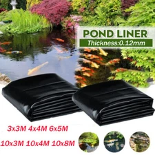 Strong Fish Pond Liner Garden Pool Membrane Landscaping PVC Black