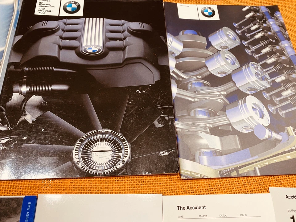 2003 BMW 7 SERIES 745i 745Li 760i 760Li MANUAL DO PROPRIETÁRIO +INFORMAÇÕES DE NAVEGAÇÃO + *GUIA RÁPIDO* - Imagem 2 de 4