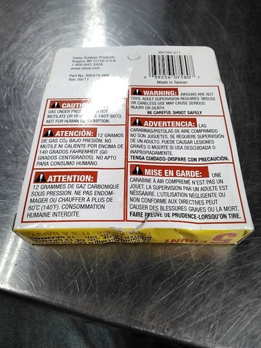BRAND NEW DAISY POWERLINE PREMIUM CO2 5 COUNT SOLD AS A LOT OF 7 FREE SHIPPING - Picture 7 of 15