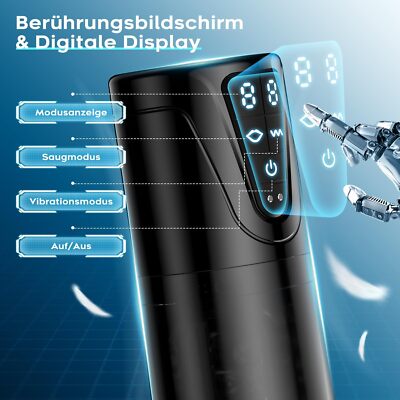 Elektrischer Masturbator Cup 10 Vibration mit 10 Saugmodi,Sex Spielzeug fr  die | eBay.de