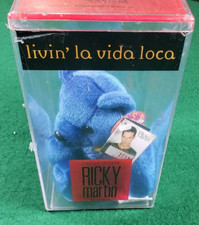 Ricky Martin Bean Bear Limited Edition Rare Numbered Bear Livin La Vida Loca