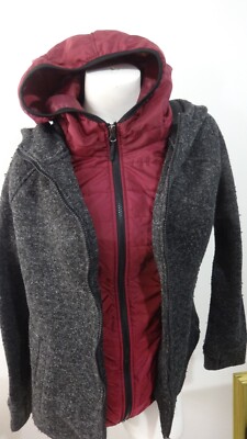 Xersion Damenjacke, Sweatshirtstoff, Stepp-Bund, Daumenlöcher, XL