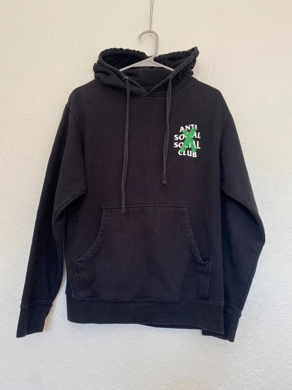 Sweat à capuche Anti Social Social Club taille S pull noir hype streetwear