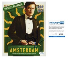Michael Shannon "Amsterdam" AUTOGRAPH Signed 'Henry Norcross' 8x10 Photo ACOA
