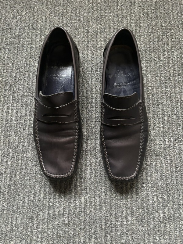 Bruno Magli Men’s Loafers - Size 9 - Unique Brown/Bronze Color
