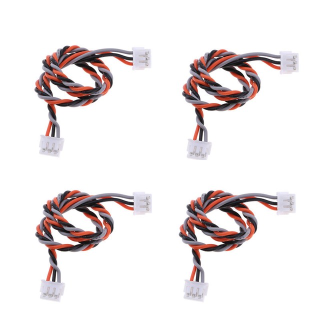 4 X Spektrum AR6210 AR8000 AR9020 Remote Receiver Extension Cable 18CM