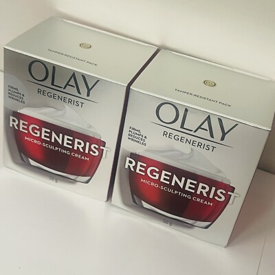 2 Olay Regenerist Micro-Sculpting Facial Cream Advanced Anti- Aging Moisturizer