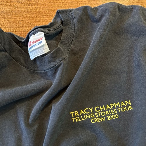 Vtg 2000 Tracy Chapman CREW Fast Car Band Concert Shirt Telling Stories Tour XL