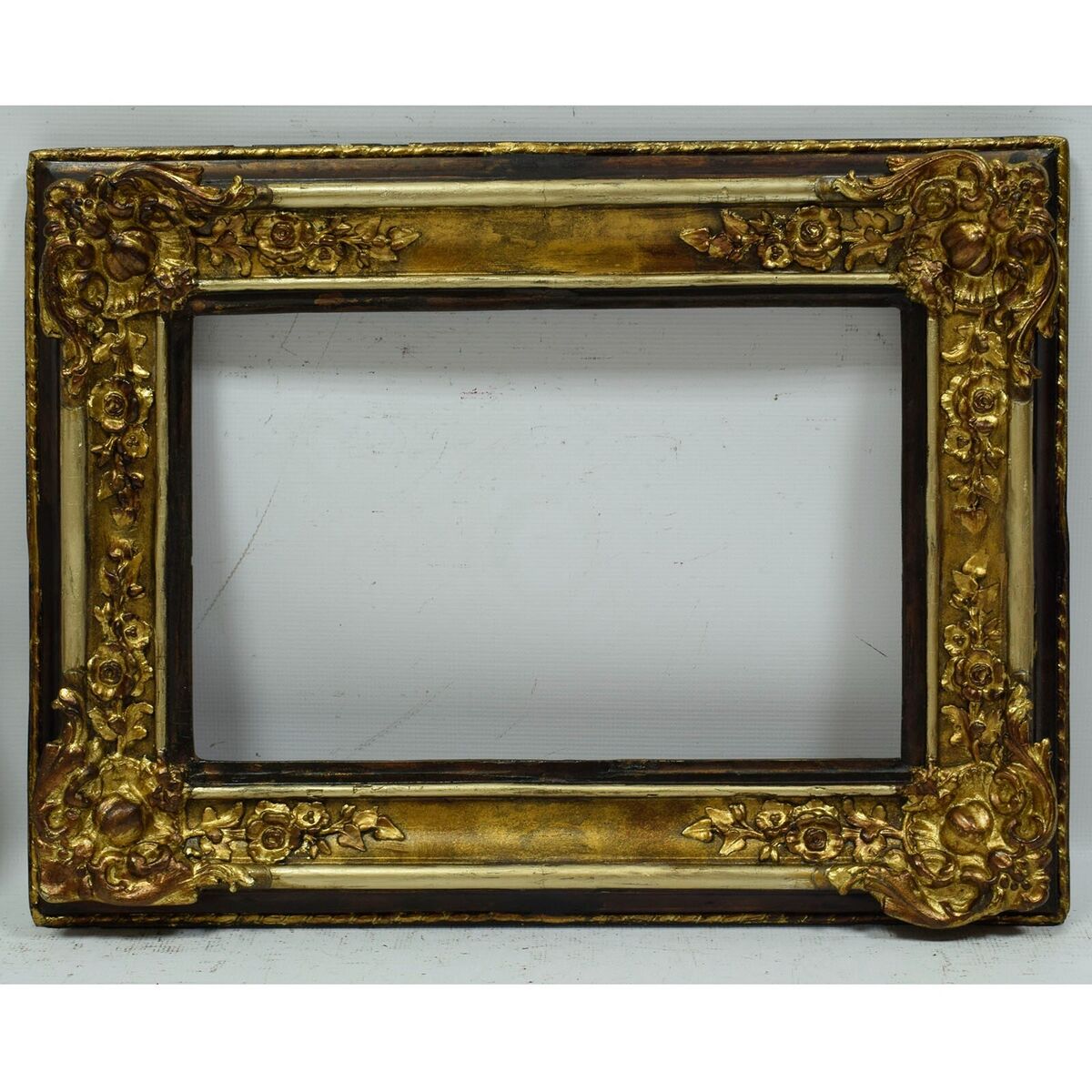 額縁 1970~ Wood Frame Vintage Poster Vintage 1970's Ornate Wooden Picture Frame 5” X 7” - Etsy