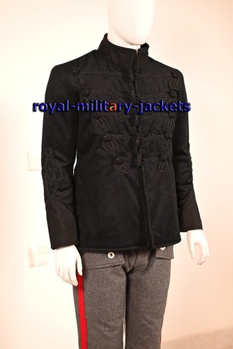 New Napoleonic British Rifle Brigade Military Officers Hussars Tunic Jacket - Picture 6 of 8