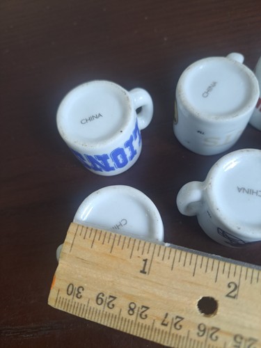 6 NFL mini Bubblegum Machine Mugs Patriots, Bears, Saints, Lions, Redskins,... - Picture 8 of 8