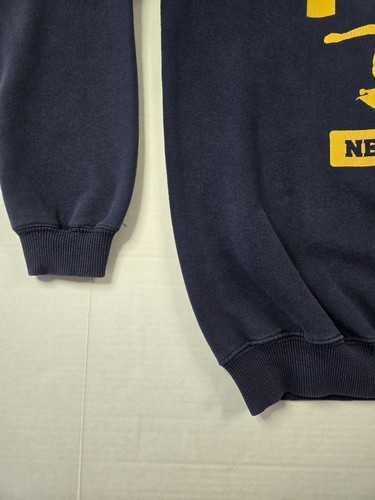 Vintage 90s Fuct Skateboards Logo Crewneck, Size M/L 21x28", Blue/Yellow, Rare - Picture 6 of 20