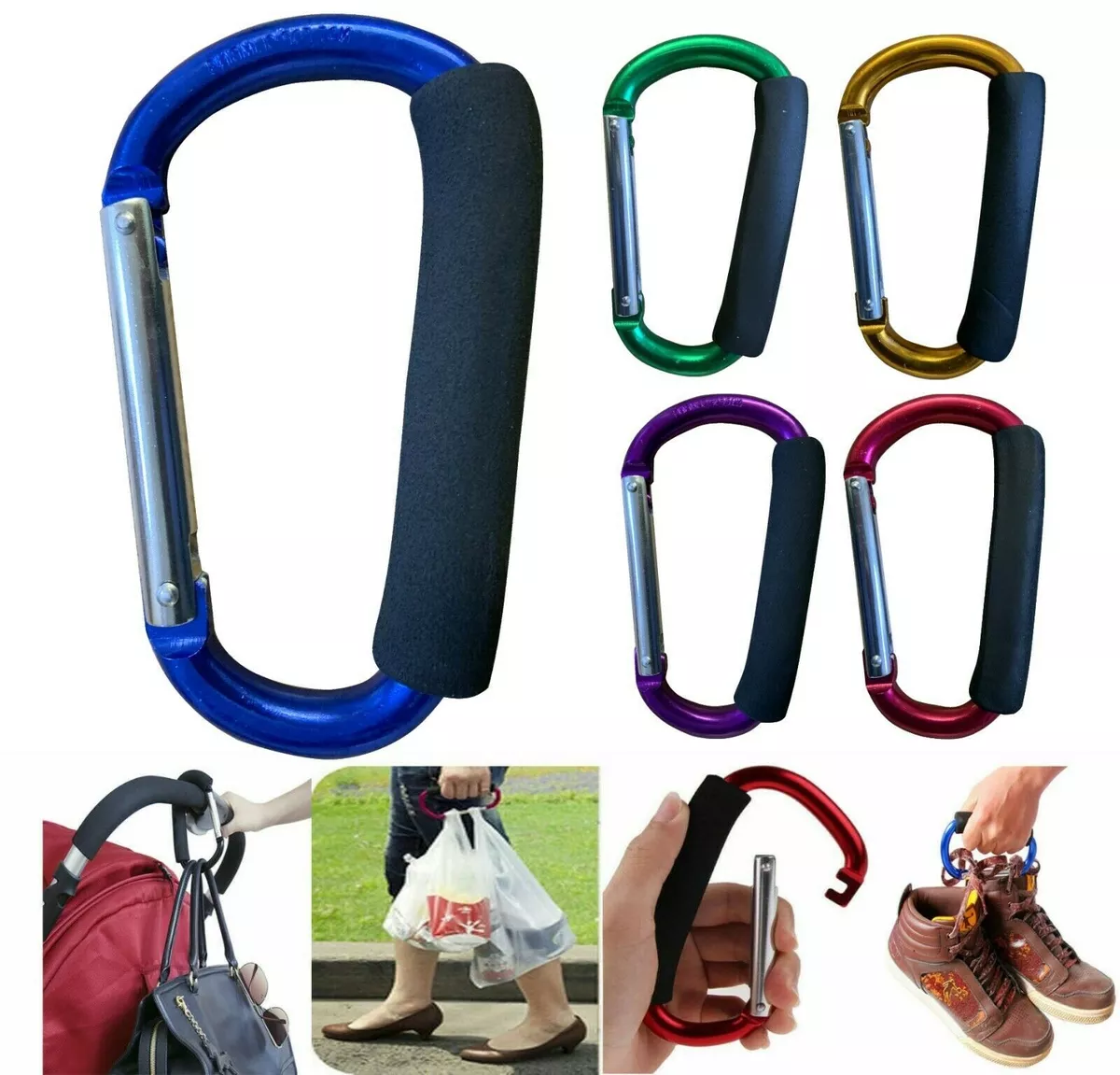 Pushchair bag holder sales