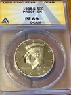 1998-S ANACS PF 69 DCAM Kennedy proof half dollar Superb GEM++++