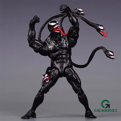 US Ship Multi-Head Venom 2 PVC Figure Statue Venom Movie Model Toy 7 Inch In Box - Picture 9 of 11