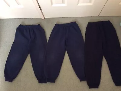 navy blue school track pants