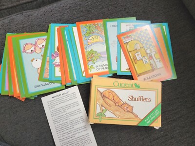 Vintage Sentence Building Card Game SHUFFLERS BY CURRENT  Educational Vocabulary