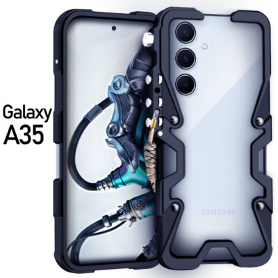 Luxury Metal Aluminum bumper Shockproof case For Samsung Galaxy A35 A55 5G  | eBay