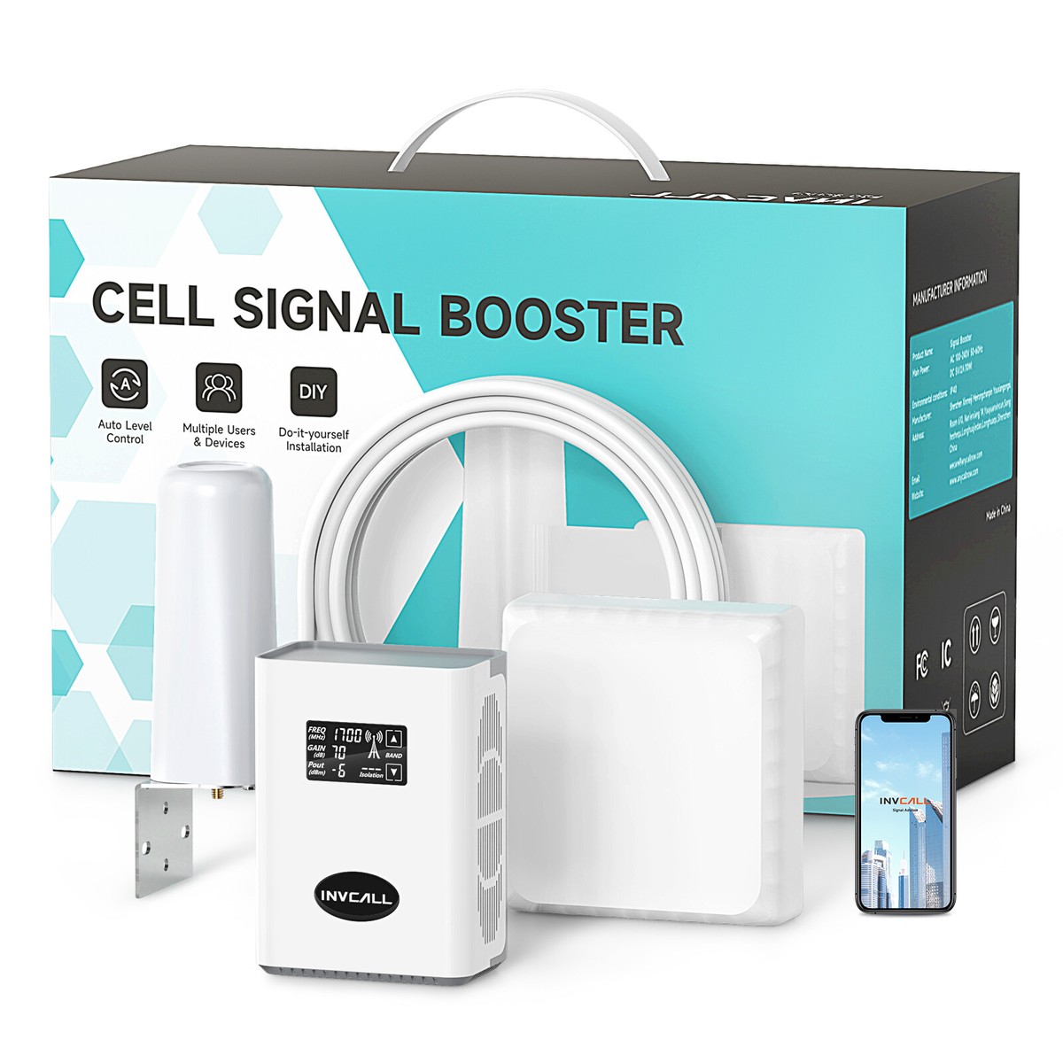 cell phone booster box weBoost Office 100 Signal (50 Ohm) Boosts Weak Cellular Signals Best Cell Phone Signal Boosters