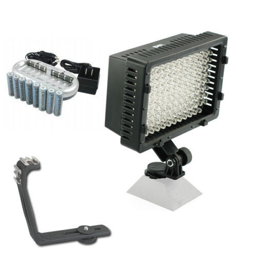 Pro 12 LED lumière vidéo 8 AA pour Sony VX700 VX2100 VX2000 VX1000 TRV950 mini DV - Photo 1 sur 1