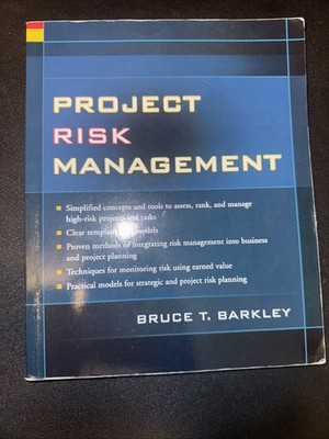 Project Risk Management by Bruce T. Barkley (2004, Trade Paperback)