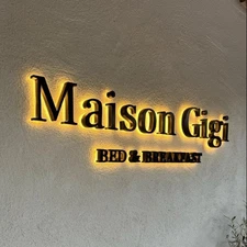 3D Backlit Wall Sign - Exterior Branding Sign, LED Weatherproof Business Sign