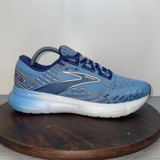 Brooks Glycerin 20 Womens Size 11 Blue White Athletic Running Shoes Sneakers