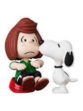 Medicom Toy Peanuts UDF Serie 17 Mini-Figur Peppermint Patty & Snoopy 7 cm Neu