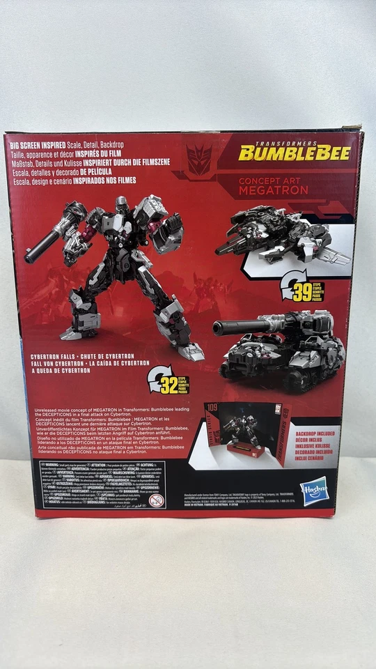 Figura Hasbro Transformers Studio Series 109 Concept Art Megatron 2023 Foto 2 de 2