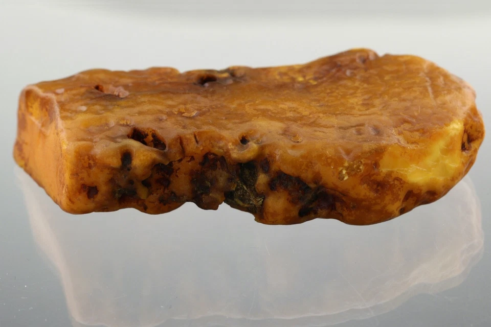 VINTAGE ANTIK echt BALTISCHER BERNSTEIN Butterscotch raues Steinstück 62g... - Bild 4 von 4