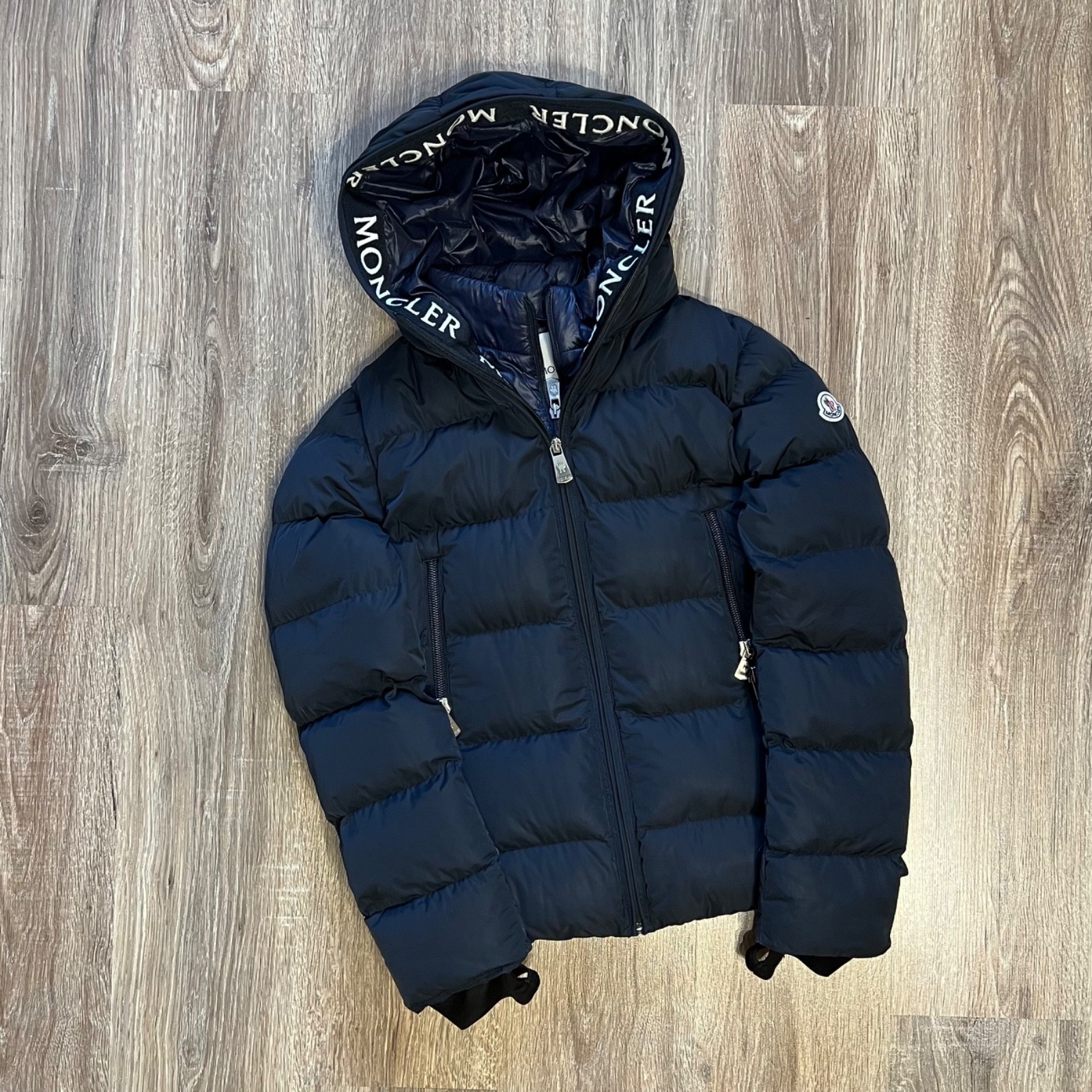 Moncler Montcla Size 1 Medium M Black Down Women's Puffer Jacket