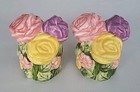 Set of Ceramic, Flower Basket, Bouquet, Salt and Pepper Shakers. — photo 1